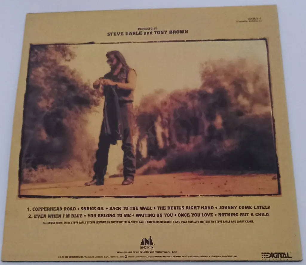 Steve Earle, Copperhead Road Image 1++